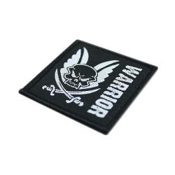Warrior Square Velcro Patch Black