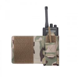 Warrior Laser Cut Wing Velcro Adjustable Radio Pouch Left Side