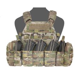 Warrior DCS AK Plate Carrier Combo with 5x 7.62 AK Open Mag Pouches, 2x Utility Pouches Combo