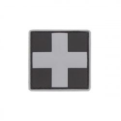 Warrior Elite Ops Rubber Medic Cross Patch Black