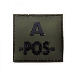 Warrior Rubber A Positive Patch Olive Drab