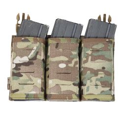 Warrior Laser Cut Detachable Front Panel Triple Snap Mag Pouch