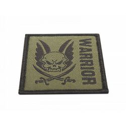 Warrior Square Velcro Patch Dark Earth