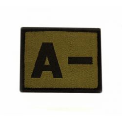 Warrior A - Negative Velcro Patch - Olive