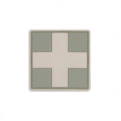 Warrior Elite Ops Rubber Medic Cross Patch Olive Drab