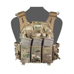 Warrior LPC V2 DFP TEMP Low Profile Plate Carrier Combo with Detachable Triple 5.56 Elastic Open Mag Panel