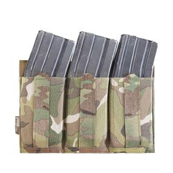 Warrior Laser Cut Detachable Front Panel, Triple Bungee, Low Profile Elastic 5.56 Mag Pouch