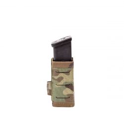Warrior Laser Cut Single Snap Mag Pouch 9mm Short