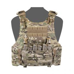 Warrior QRC DFP TMOP Quad Release Plate Carrier Combo with Detachable Triple 5.56 Molle Open Mag Panel