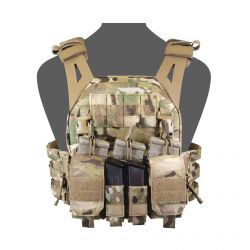 Warrior LPC V2 DFP MK1 Low Profile Plate Carrier Combo with 3x Universal Open Mag Pouches, 2x Utility Pouches, 2x 9mm Pistol Mag Pouches