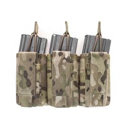 Warrior Triple Open 5.56mm Mag/Bungee Retention with 3 Pistol Pouches