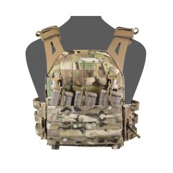 Warrior LPC V2 DFP TMOP Low Profile Plate Carrier Combo with Detachable Triple 5.56 Molle Open Mag Panel