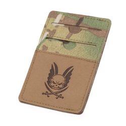 Warrior Laser Cut Credit Card Wallet Multicam