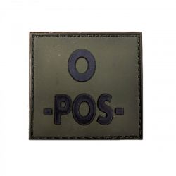 Warrior Rubber O Positive Patch Olive Drab